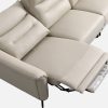 Luxury Beige Recline Chair 3-Seat Sofa