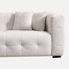 Elegant White Velvet Sofa Collection